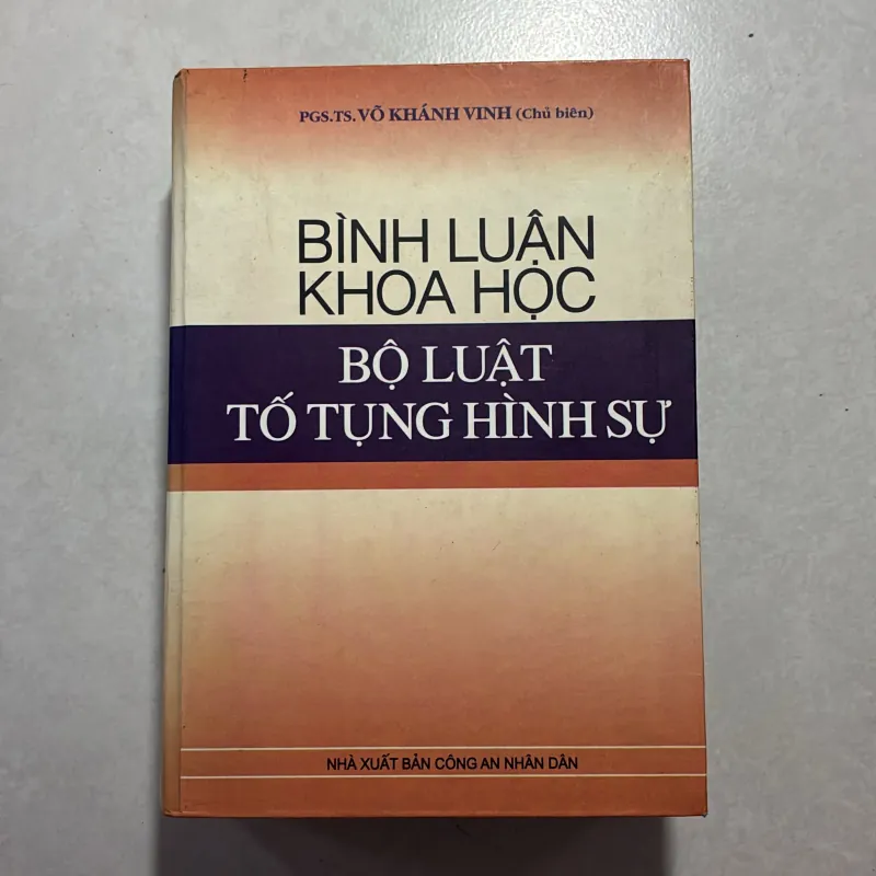 Bình luận khoa học bộ luật tố tụng hình sự  759428