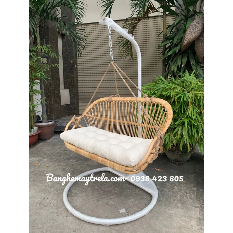 Ghế xích đu đôi mây 460701