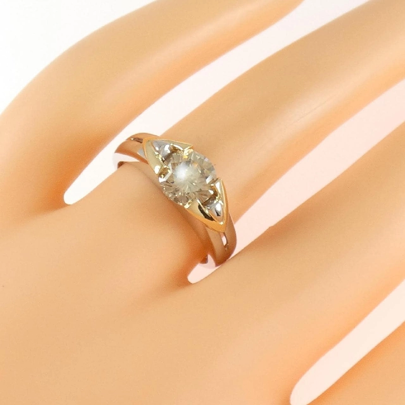 Nhẫn kim cương PT900/K18YG 1.237CT - Hàng hiệu Authentic 854517