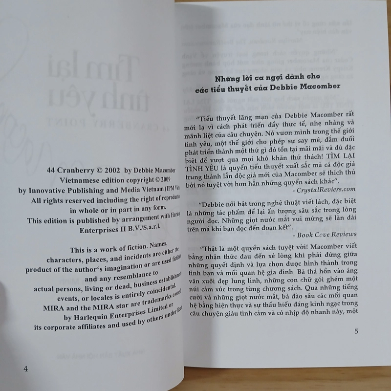 Tìm Lại Tình Yêu - Debbie Macomber 457965