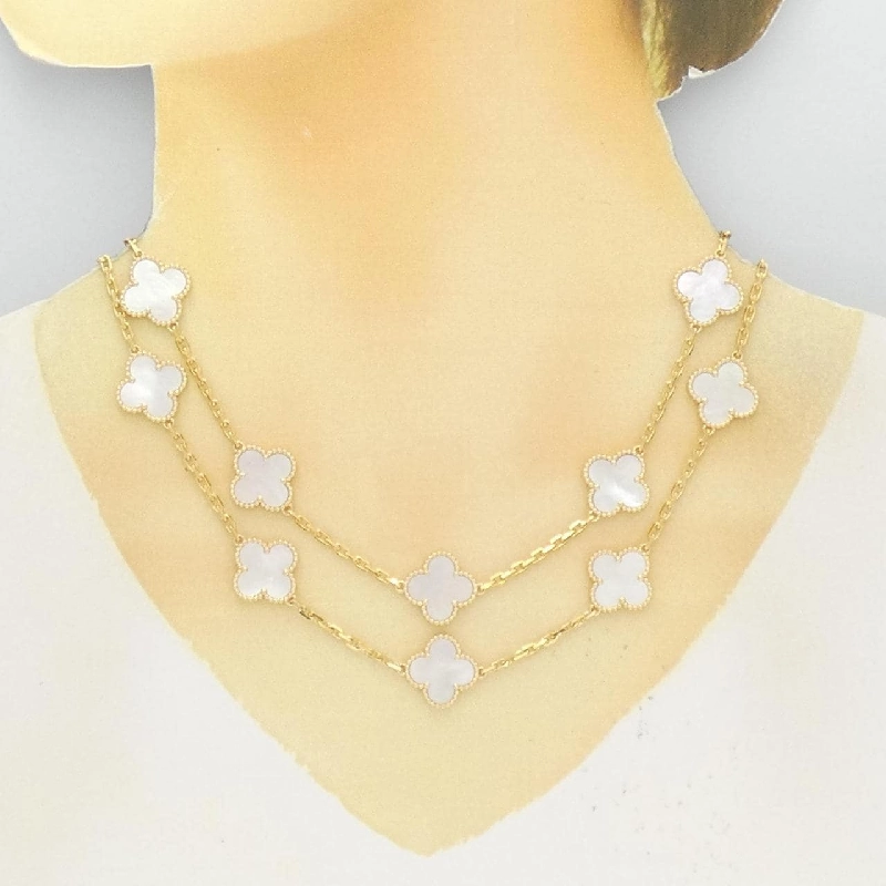 Vòng cổ Van Cleef & Arpels Vintage Alhambra 20 Motif - Hàng hiệu Authentic 841819