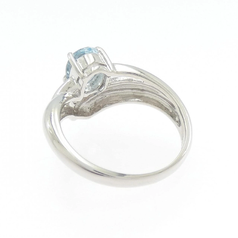 Nhẫn Aquamarine PT900 0.66CT - Hàng hiệu Chính hãng 850993