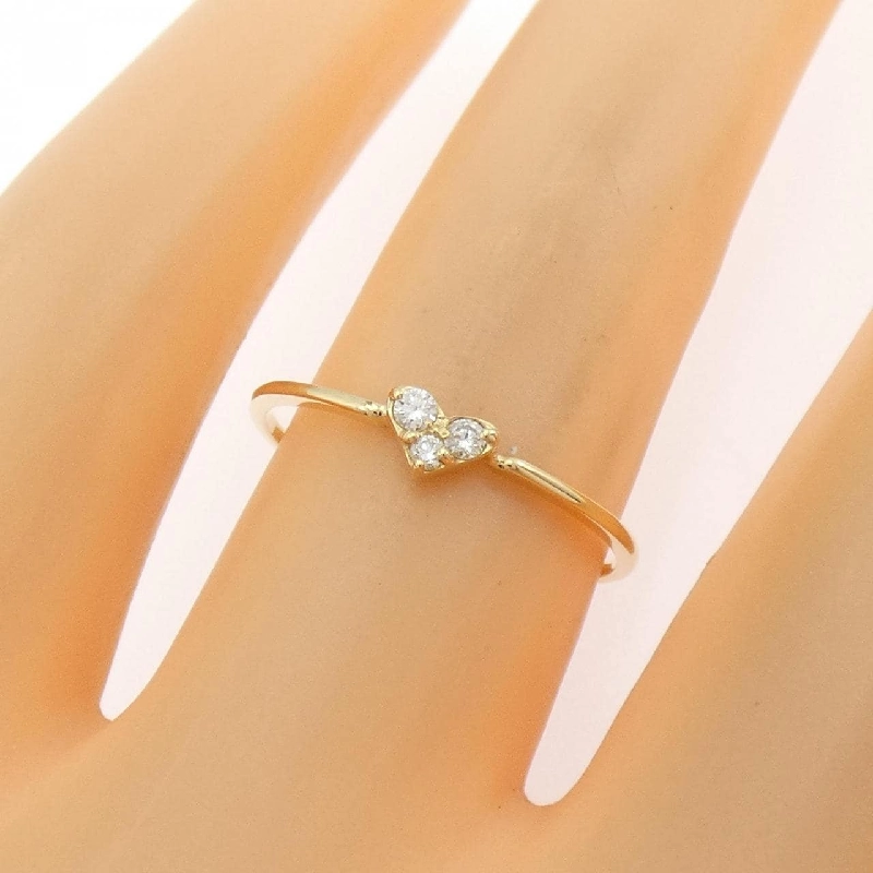 Nhẫn kim cương hình trái tim K18YG 0.05CT - Hàng hiệu chính hãng 854980