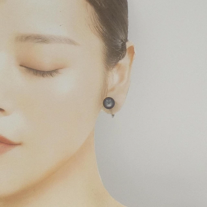 Tasaki Bông tai ngọc trai đen 10.3mm - Hàng hiệu Chính hãng 848865