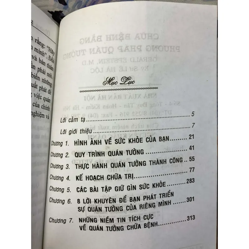 Chữa Bệnh Bằng Phương Pháp Quán Tưởng - Gerald Epstein, MD 966507