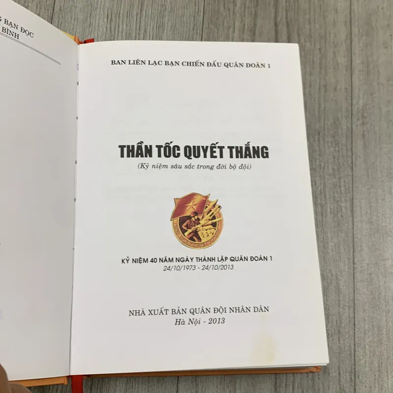 Thần tốc quyết thắng, ban liên lạc bạn chiến đấu quân đoàn 1. 1b4 717858