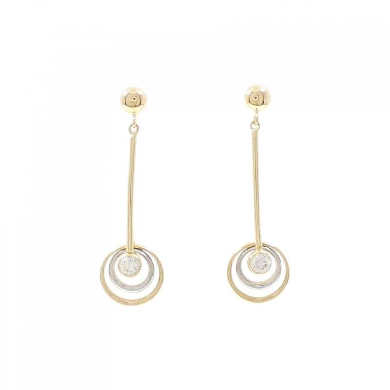 K18YG/K18WG Bông tai kim cương - Hàng hiệu Chính hãng 870626