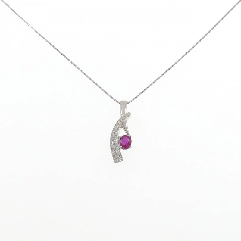 Dây chuyền ruby PT900/PT850 0.73CT - Hàng hiệu Chính hãng 861686