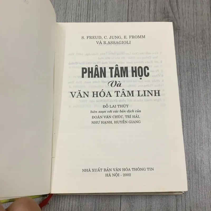Sách phân tâm học và văn hoá tâm linh. 5a3 1009507