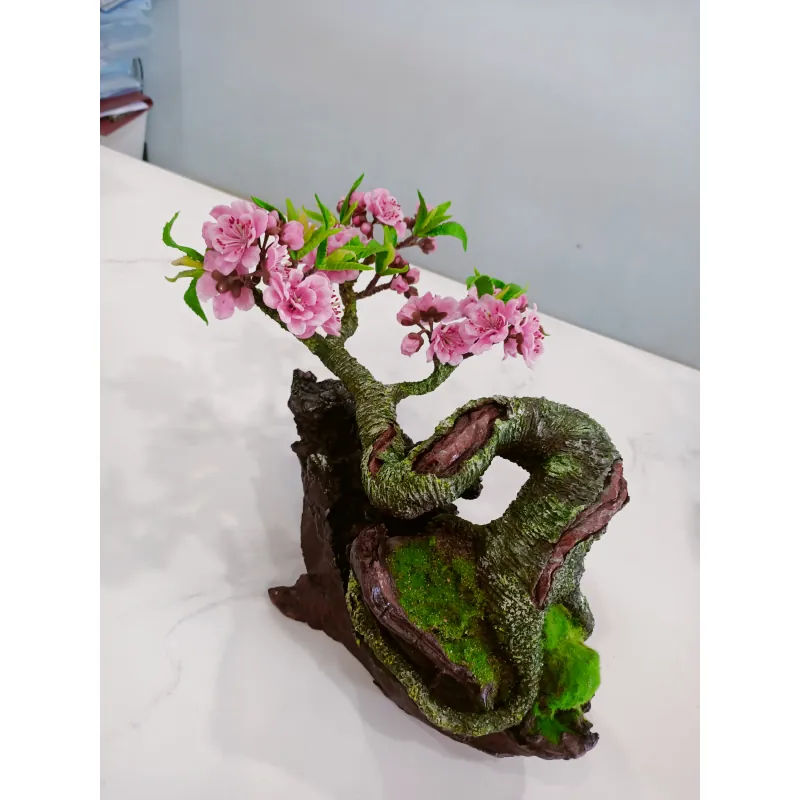 HOA ĐÀO BONSAI ĐẤT SÉT 799553