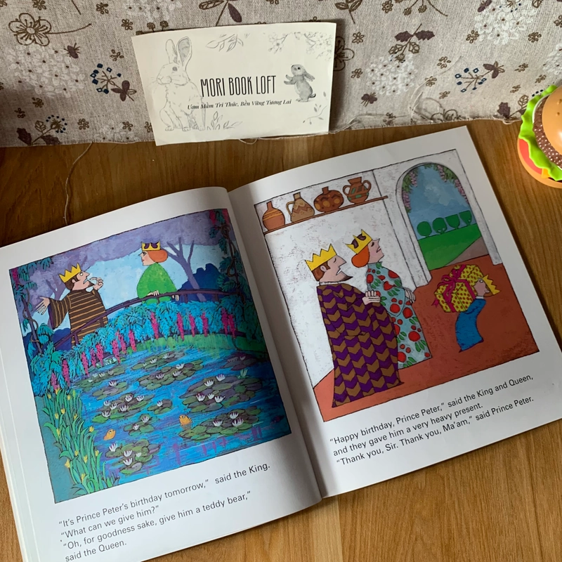 Sách tranh Prince Peter and the Teddy Bear, Used, Picture Book For Kids 446653