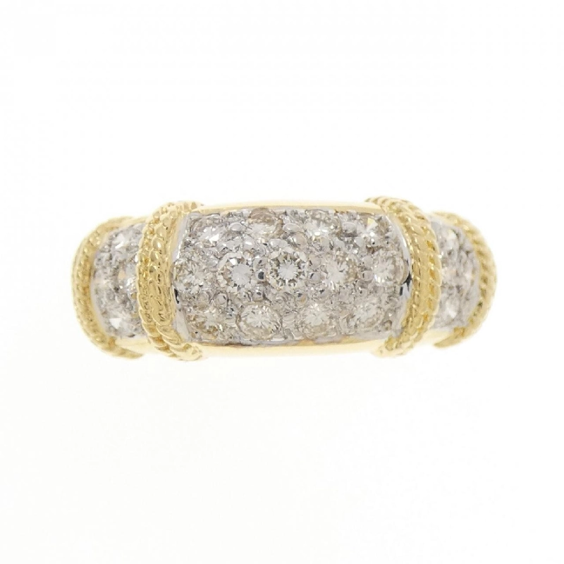 Nhẫn kim cương Pavé K18YG/K18WG 0.60CT 669156