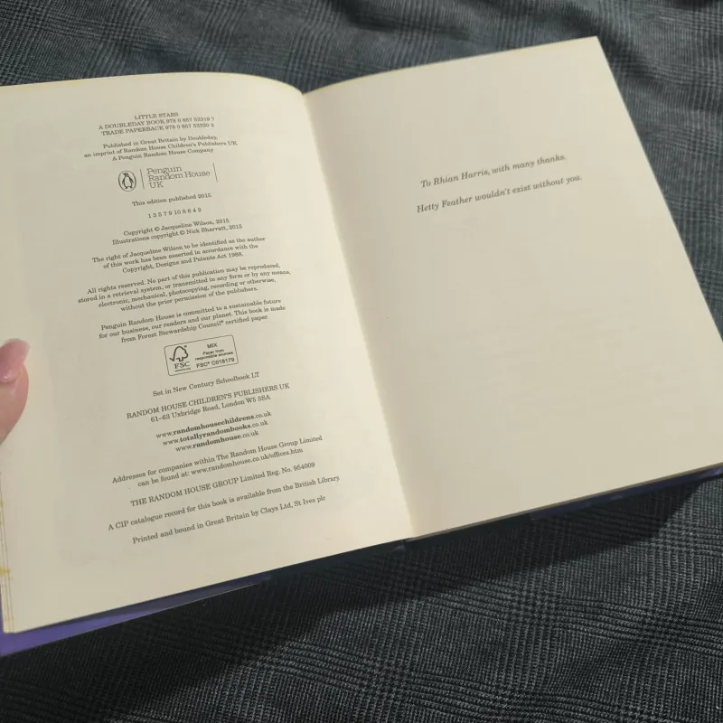 Little Stars (A Hetty Feather Adventure) - Jacqueline Wilson [Hardcover] 1010574