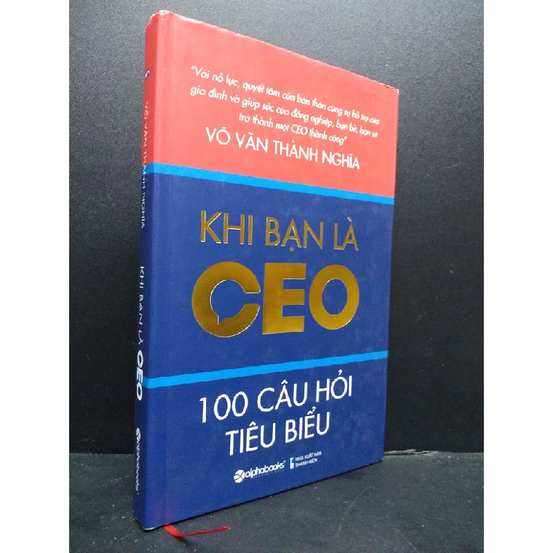 Khi bạn là CEO mới 80% chóc gáy nhẹ, bìa cứng 2017 HCM0107 Võ Văn Thành Nghĩa QUẢN TRỊ 339553