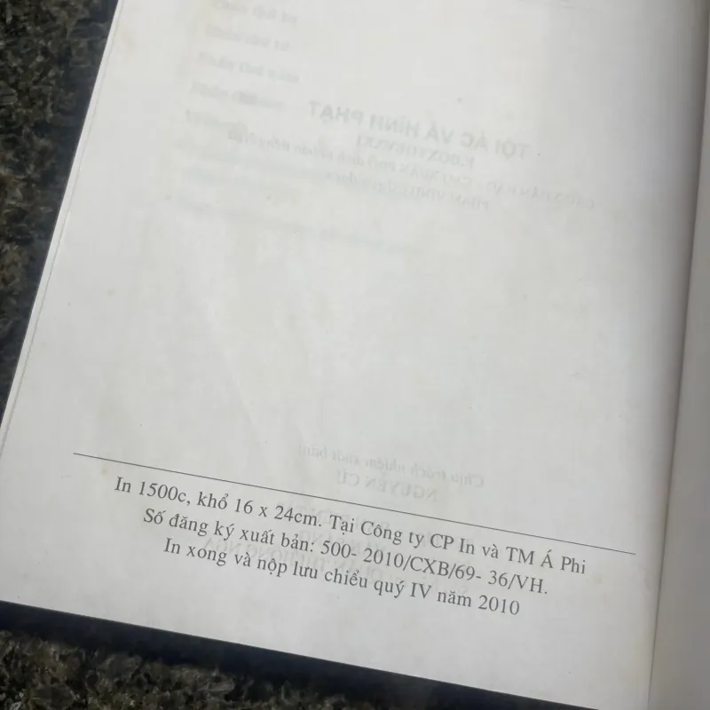 Tội ác và hình phạt Fyodor Dostoevsky bìa cứng 757556