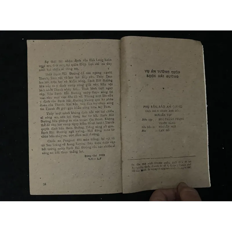 Vụ Án Tướng Cướp Bạch Hải Đường.-Vân Ngữ và Linh Phong. 1029512