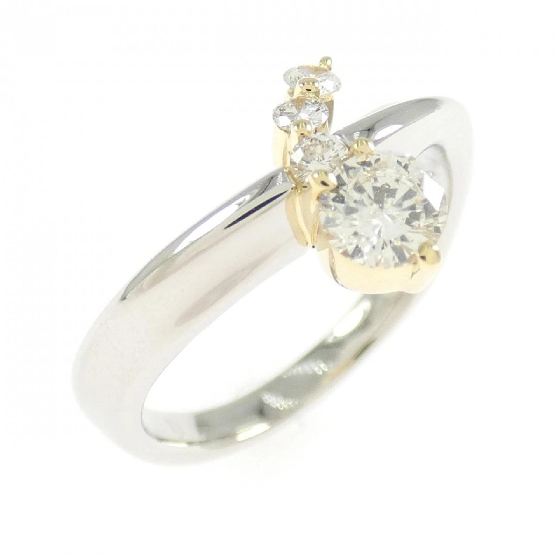 Nhẫn kim cương PT900/K18YG 0.24CT 667838