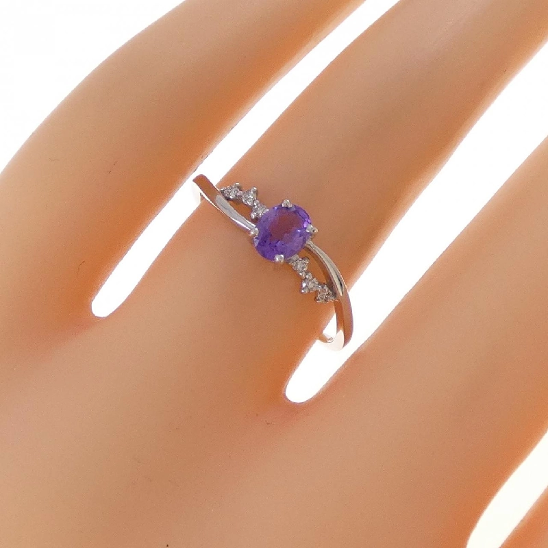 K10WG Nhẫn Amethyst - Hàng hiệu Chính hãng 854016