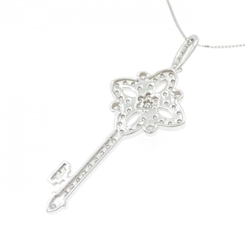 K18WG Dây chuyền kim cương 0.50CT - Hàng hiệu Chính hãng 864001