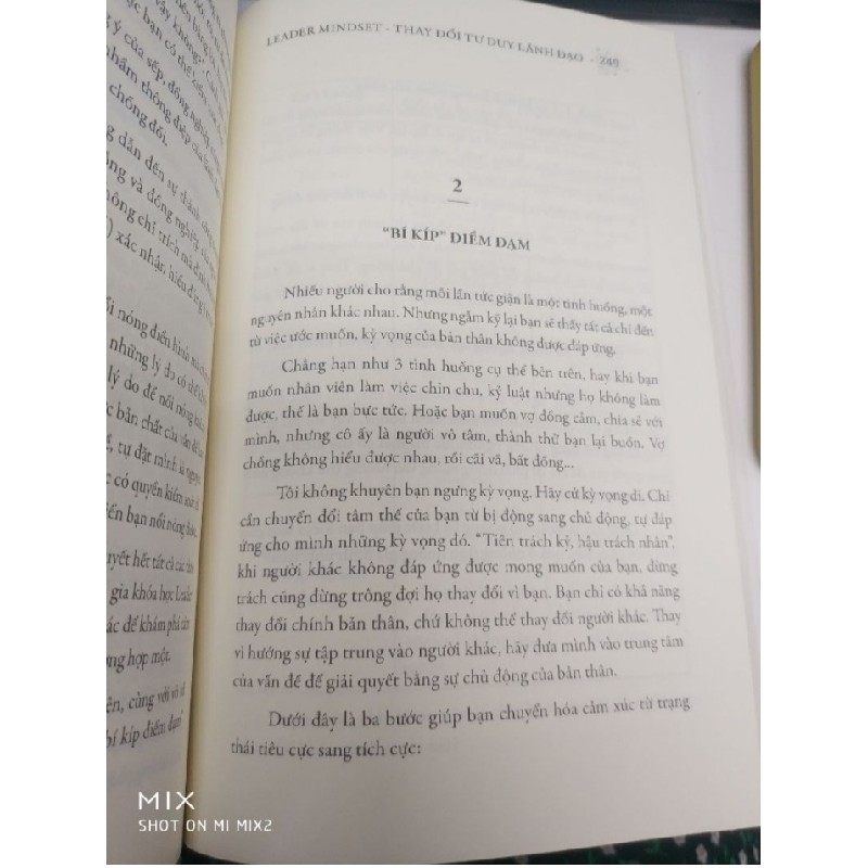 Thay đổi tư duy lãnh đạo- Sách mới 99% 5288