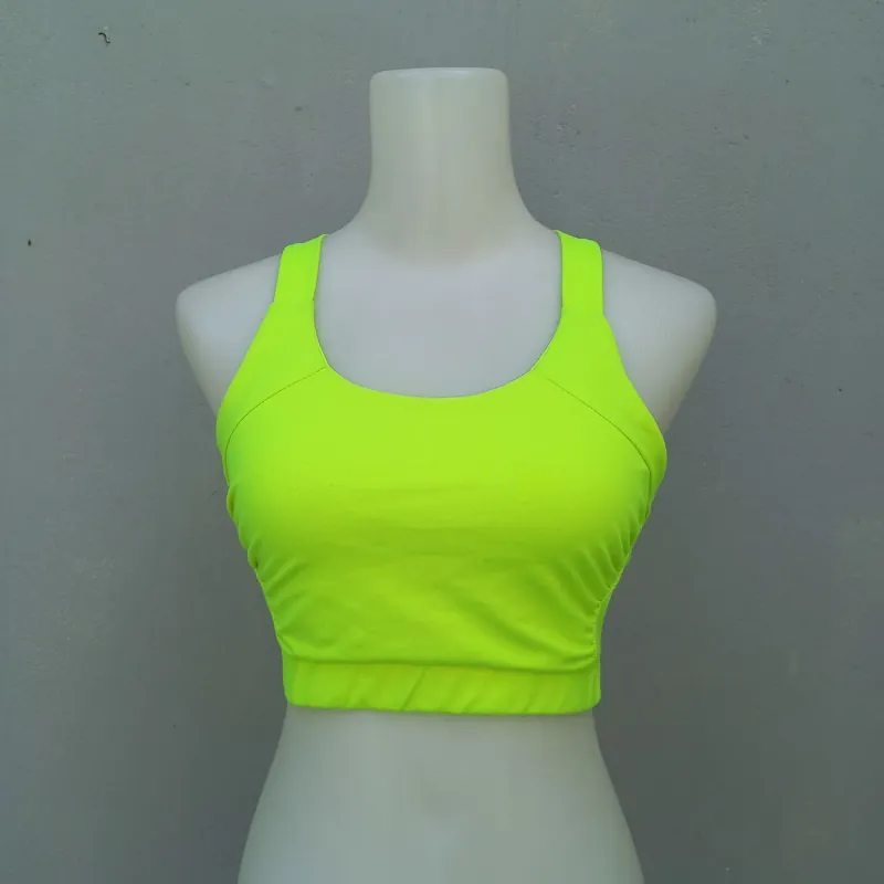 Áo bra tập Gym, tập thể thao màu xanh dạ quang 932382