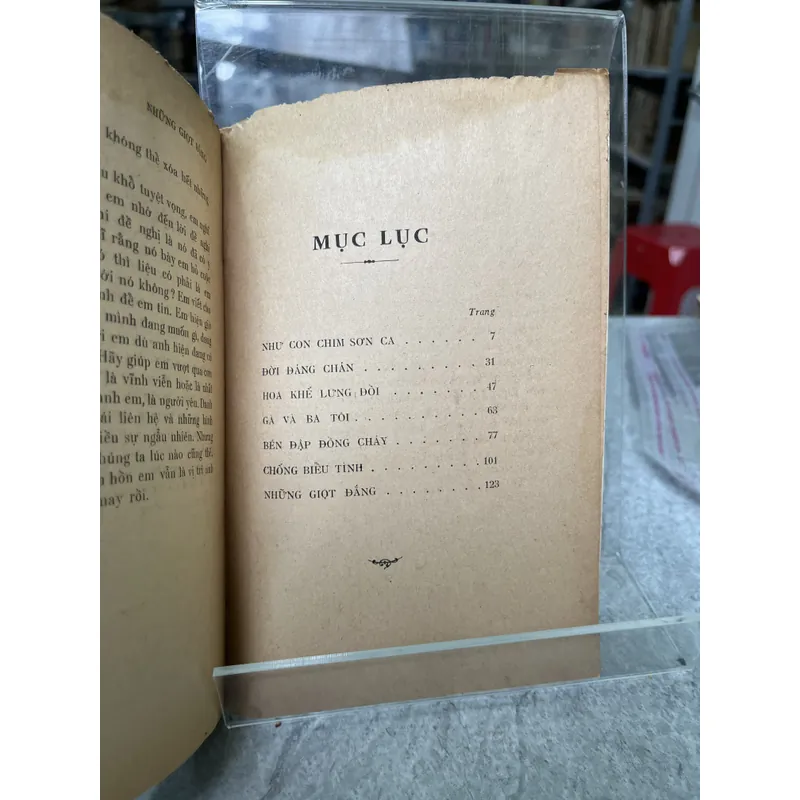 NHỮNG GIỌT ĐẮNG- VÕ HỒNG 704138