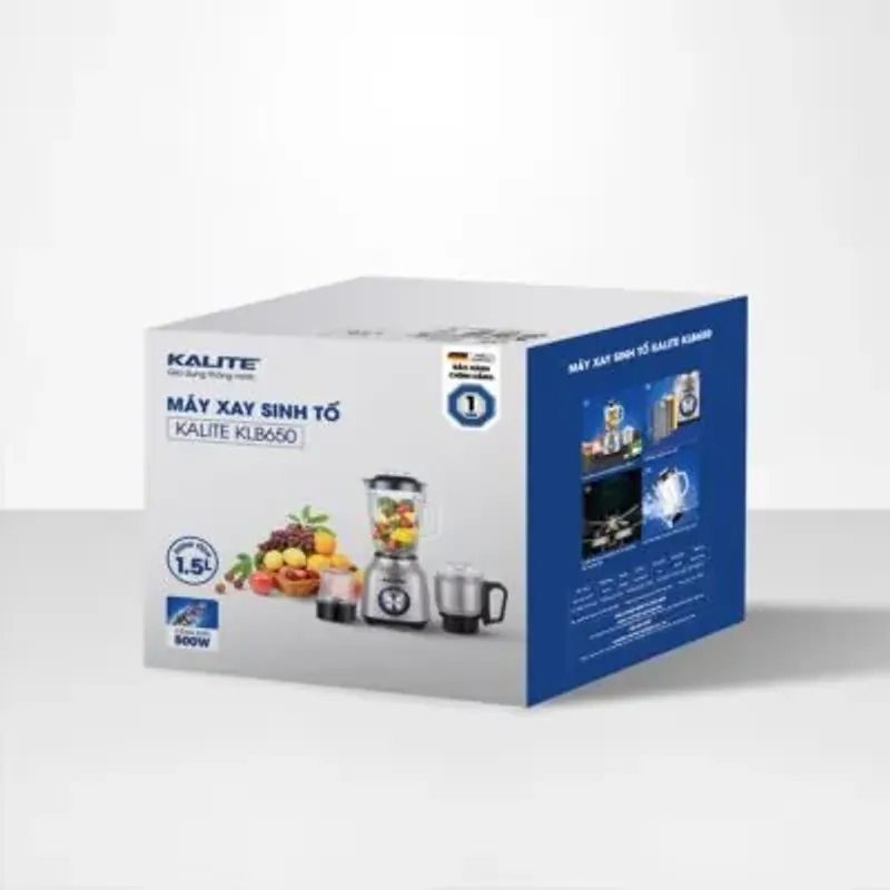 Máy xay sinh tố KALITE KLB650 3 cối xay công suất 500W 780588