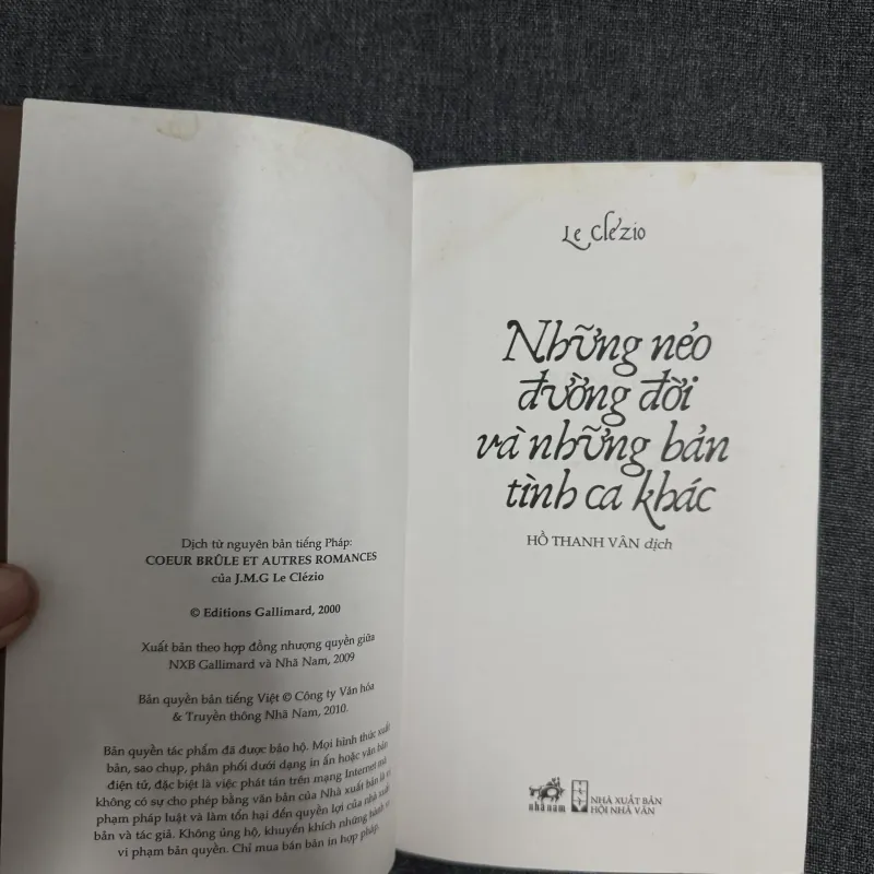 Những nẻo đường đời và những bản tình ca khác - Le Clézio 748501