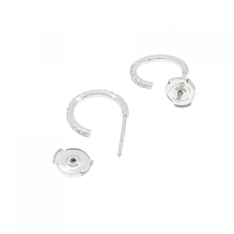 Bông tai nhỏ hình vòng Tiffany Metro - Hàng hiệu Authentic 846446