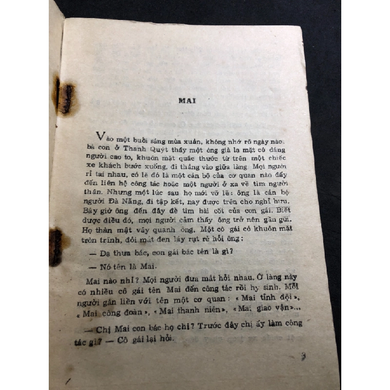 Mai mới 60% ố nặng rách gáy có dấu mộc và viết nhẹ trang đầu 1988 Thanh Quế HPB0906 SÁCH VĂN HỌC 161981