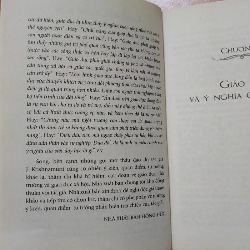 Giáo dục và ý nghĩa cuộc sống 746753