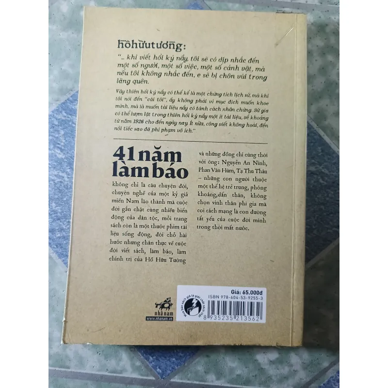 41 năm làm báo - Hồ Hữu Tường 776903