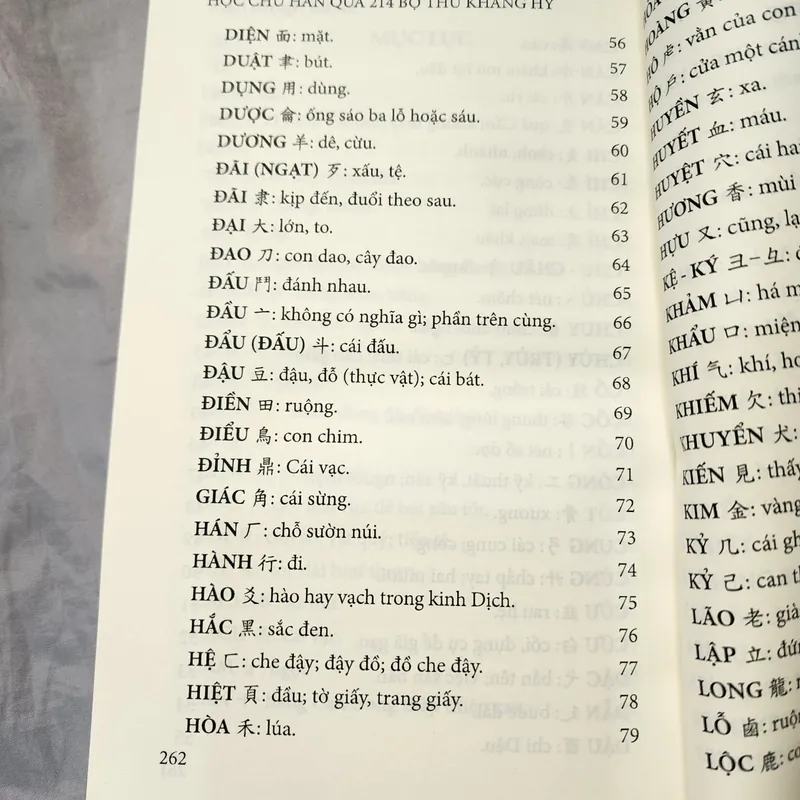 Học chữ Hán qua 214 bộ thủ Khang Hy | Michel Nguyễn Hạnh 553644
