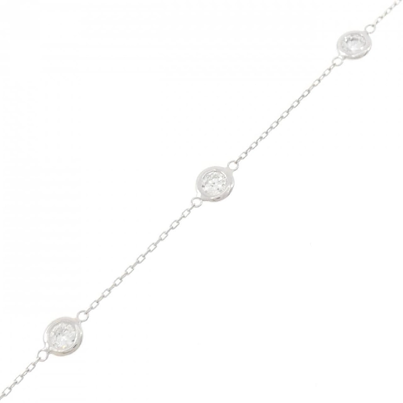 K18WG Vòng tay kim cương 1.00CT - Hàng hiệu Chính hãng 873478