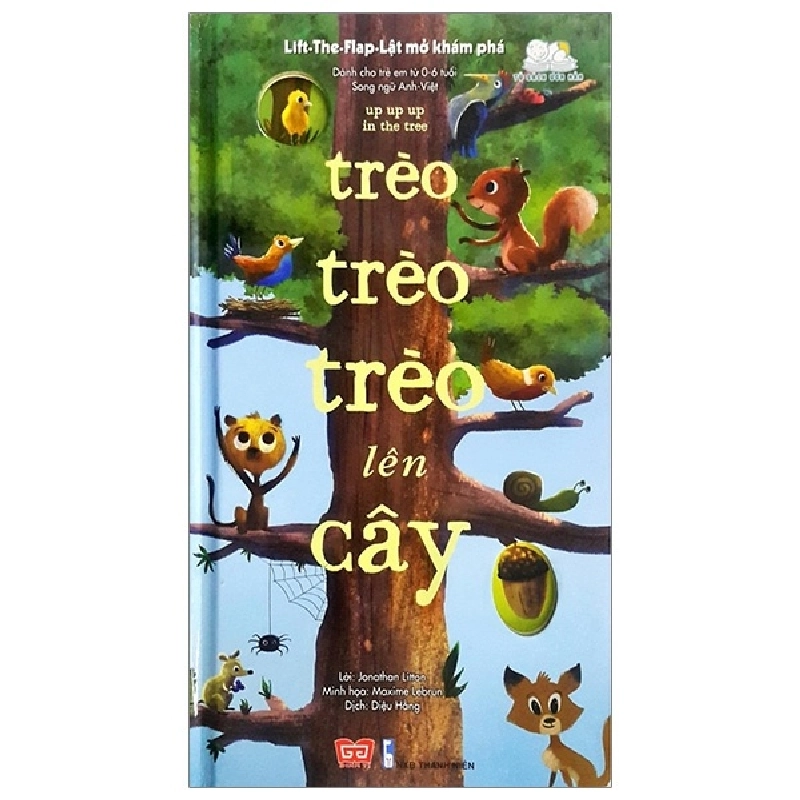 Lift-The-Flap-Lật Mở Khám Phá - Up Up Up In The Tree - Trèo Trèo Trèo Lên Cây - Jonathan Litton, Maxime Lebrun ASB.PO Oreka Blogmeo 230225 394586