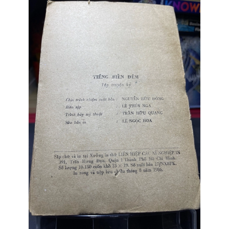 Tiếng biển đêm 1986 mới 50% ố vàng không có bìa Nhiều tác giả HPB0906 SÁCH VĂN HỌC 915162