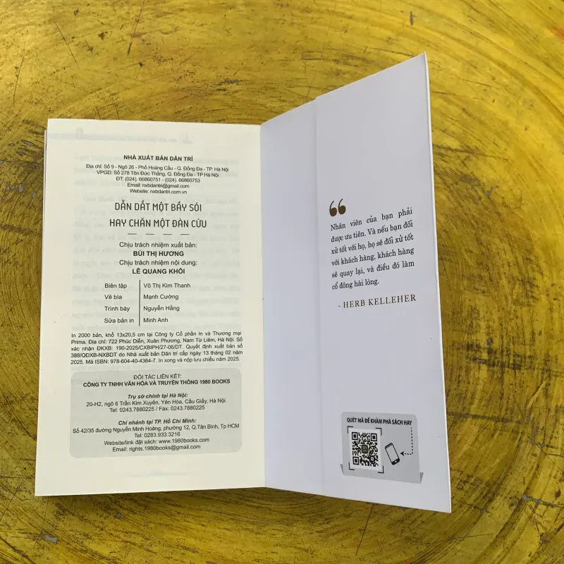 DẪN DẮT MỘT BẦY SÓI HAY CHĂN MỘT ĐÀN CỪU- Tiffani Bova 788951