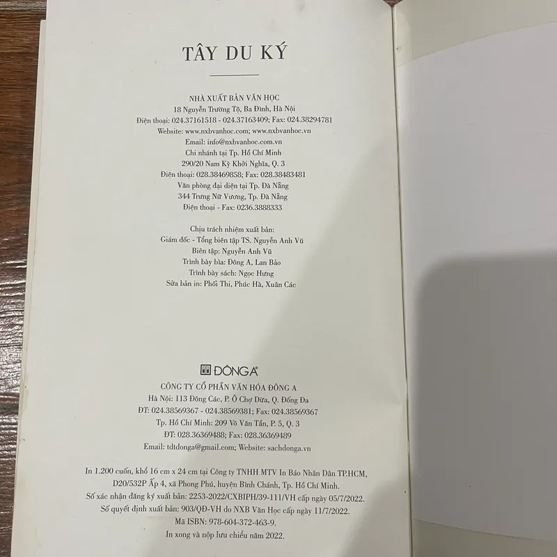 Tây Du Ký Đông A  708728