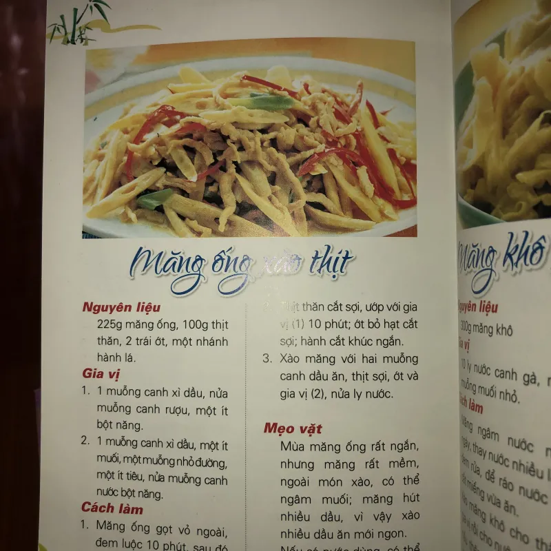 Món ăn chế biến từ măng - Thiên Kim  960616