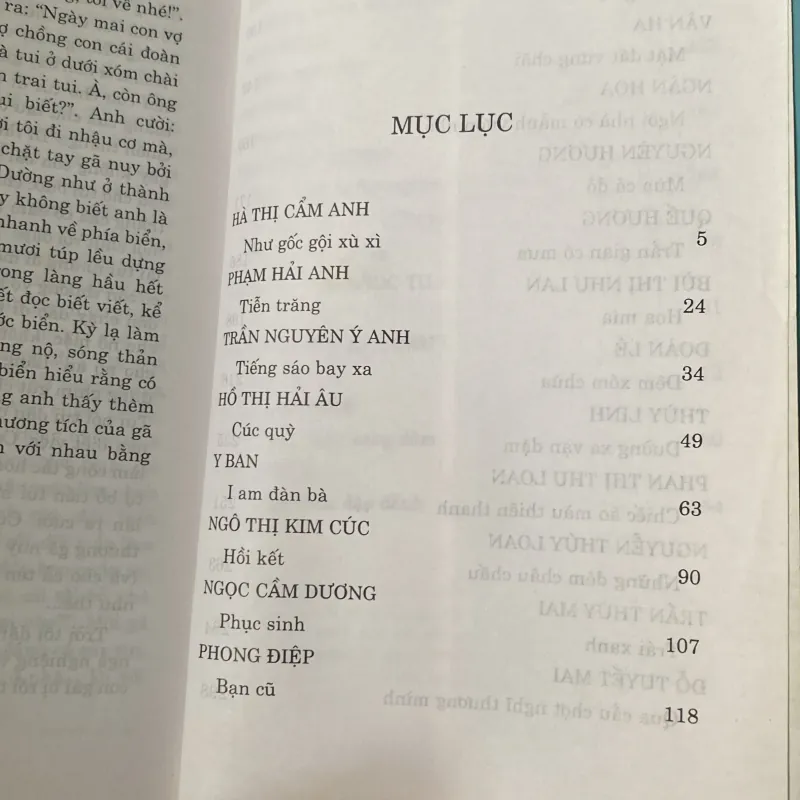 TRUYỆN NGẮN NỮ 2000-2006 1037869