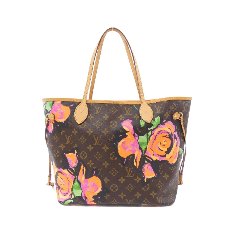 Túi xách Louis Vuitton Monogram Rose (Stephen Sprouse) Neverfull MM M48613 608908