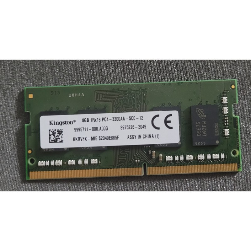 RAM Laptop DDR4 Kingston 8GB 3200MHz (Phong Vũ) 136583