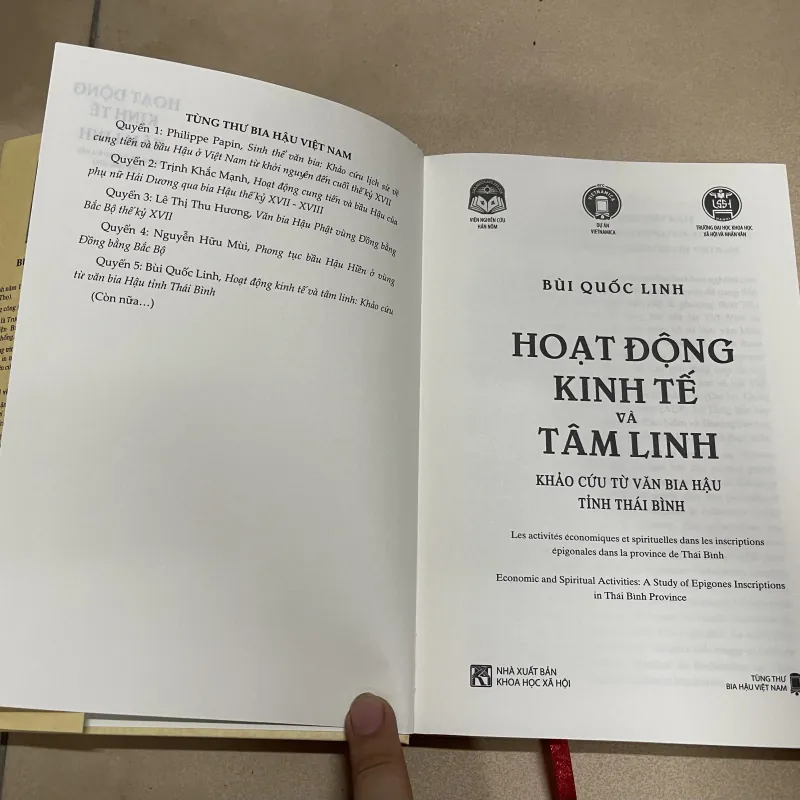 Hoạt động kinh tế và tâm linh - Khảo cứu từ văn bia hậu tỉnh Thái Bình  1001941