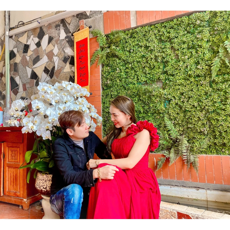 Đầm đỏ dự tiệc size M/ L do có thắt chun dây lưng nên điều chỉnh được to nhỏ 465896