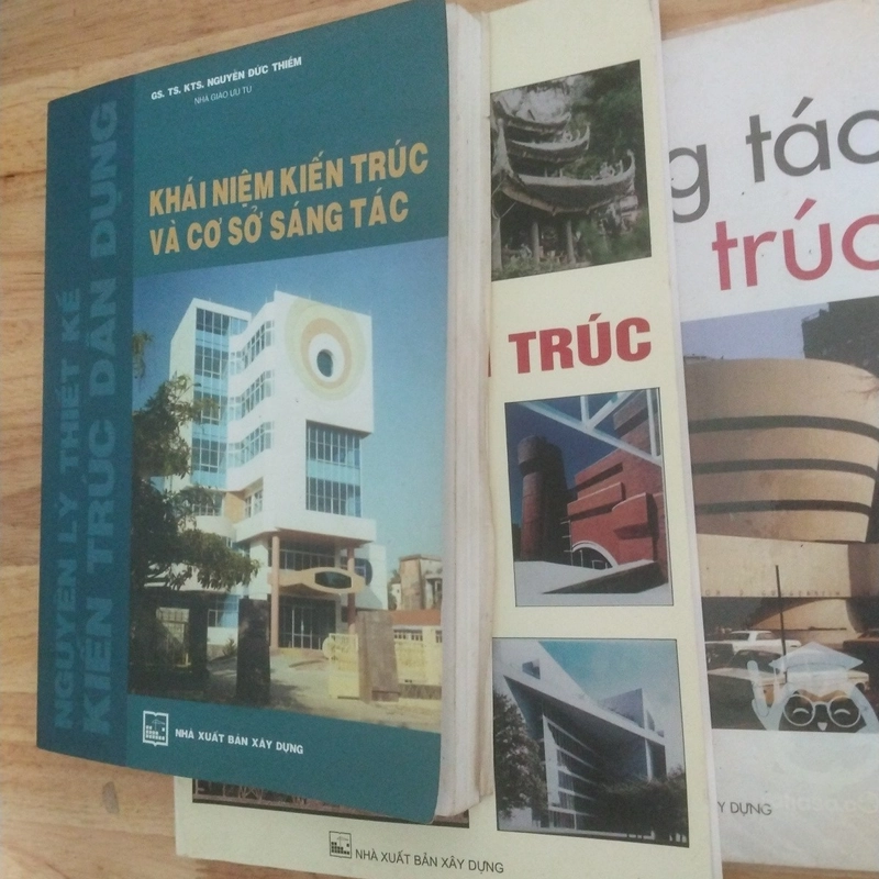 Bộ 3 Sách Kiến trúc cũ: Nguyên lý thiết kế kiến trúc + Khái niệm kiến trúc + Sáng tác 547779