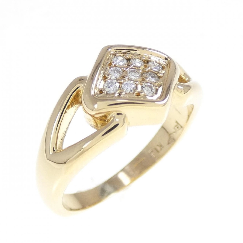 Nhẫn kim cương K18YG 668350