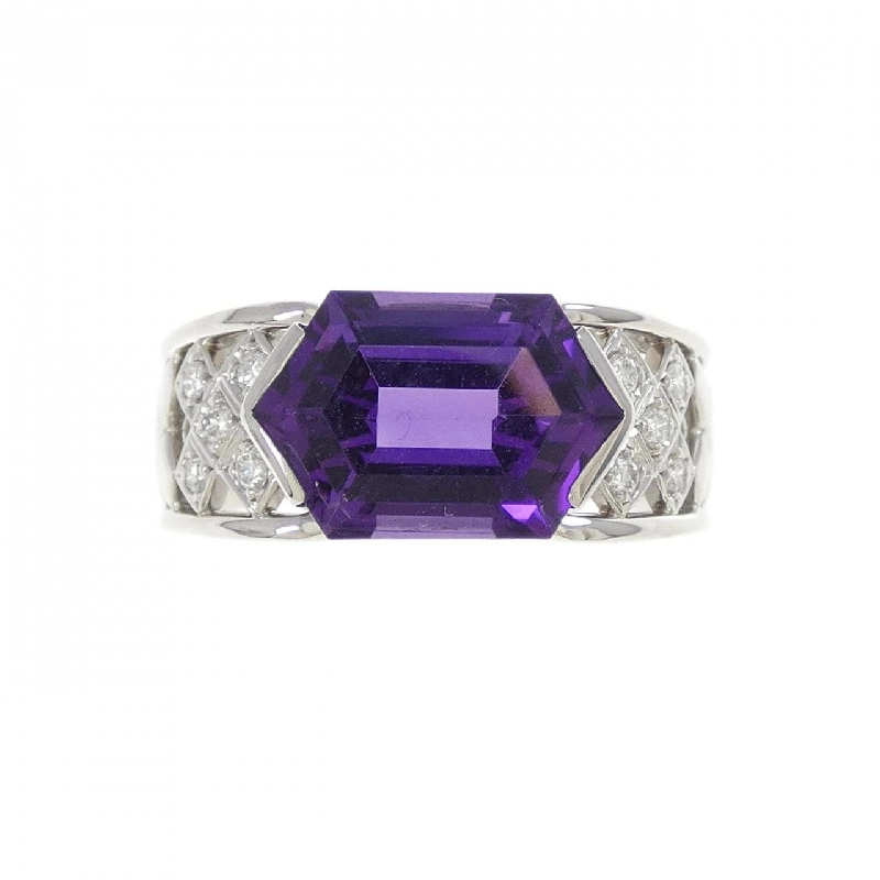 Nhẫn Amethyst PT900 3.00CT - Hàng hiệu Chính hãng 851431