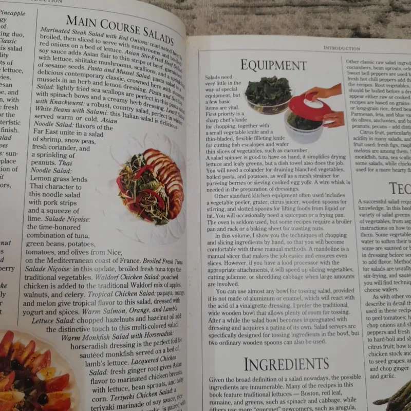 Perfect SALADS- Sách chỉ dẫn là các món Rau Củ Quả trộn kiểu Âu. Tg. Anne Willan 785750