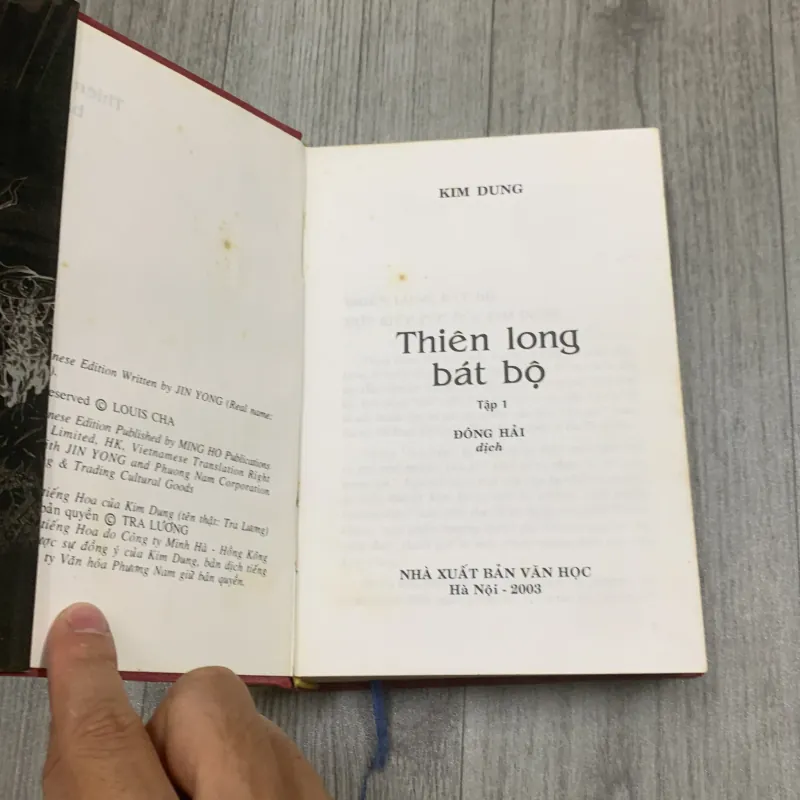 Thiên long bát bộ - kim dung. Tập 1. Bìa cứng. 1b2 989547