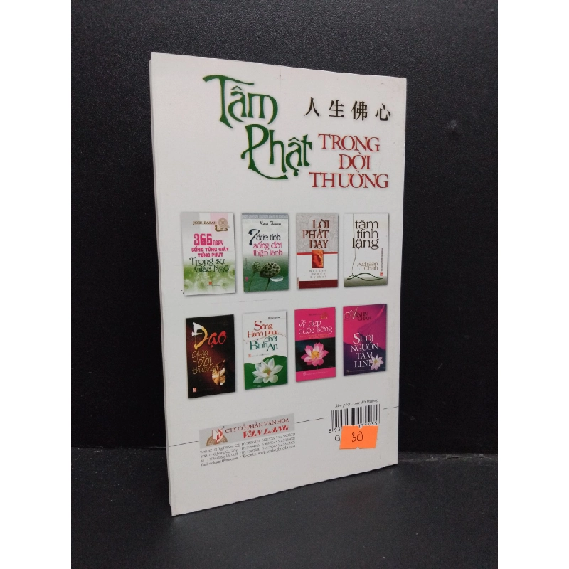 Tâm phật trong đời thường mới 90% bẩn nhẹ 2010 HCM1406 Thánh Ân SÁCH TÂM LINH - TÔN GIÁO - THIỀN 175998